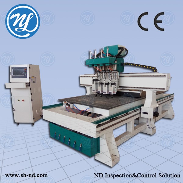CNC router NDM1325 four process for wood engraving and cutting