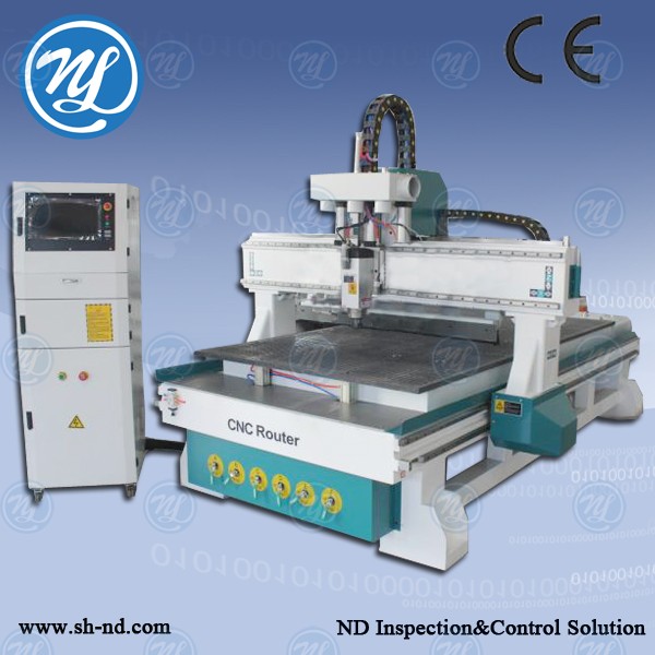 CNC router with HSD 6.0kw air cooling spindle for wood working